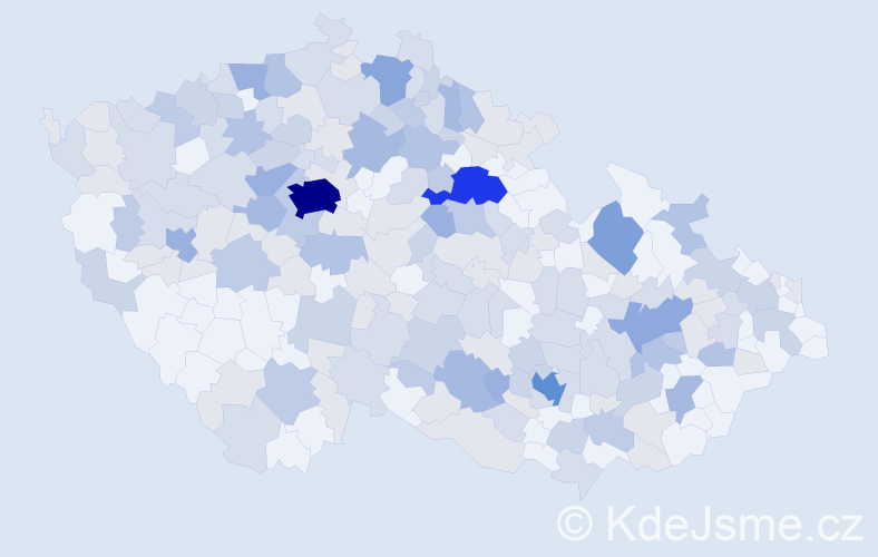 Jméno: 'Dobroslav', počet výskytů 451 v celé ČR