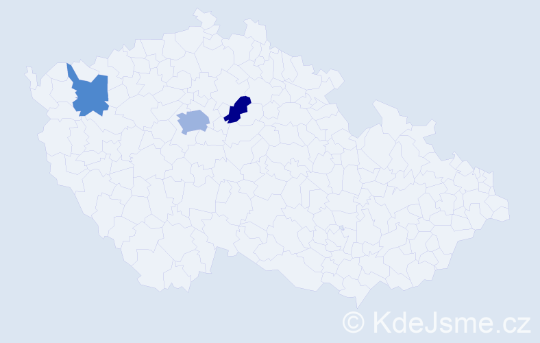 Jméno: 'Alisiya', počet výskytů 5 v celé ČR