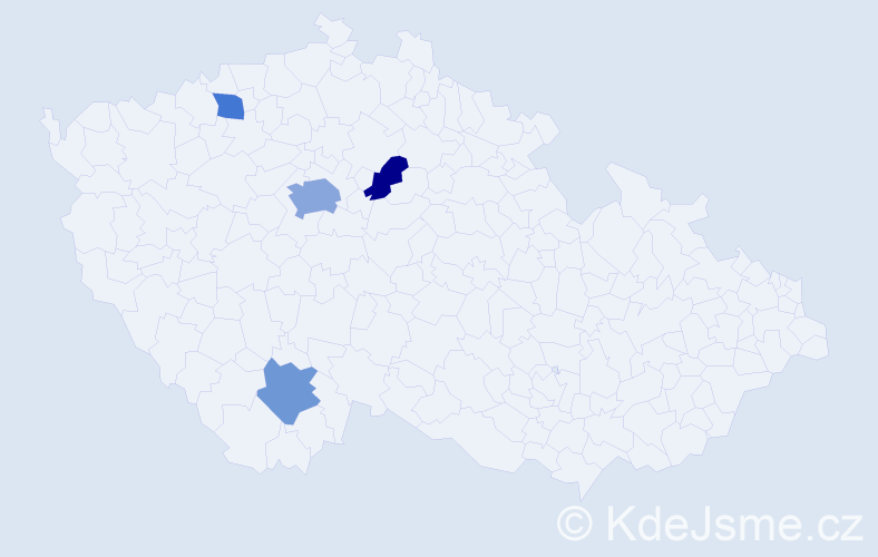 Jméno: 'Galiya', počet výskytů 7 v celé ČR