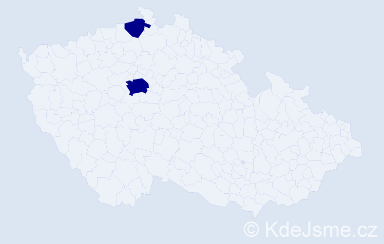 Jméno: 'Marc Christian', počet výskytů 2 v celé ČR