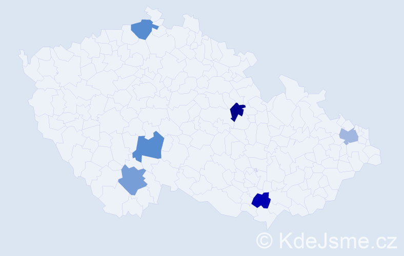 Jméno: 'Vasyl Vasylovyč', počet výskytů 6 v celé ČR