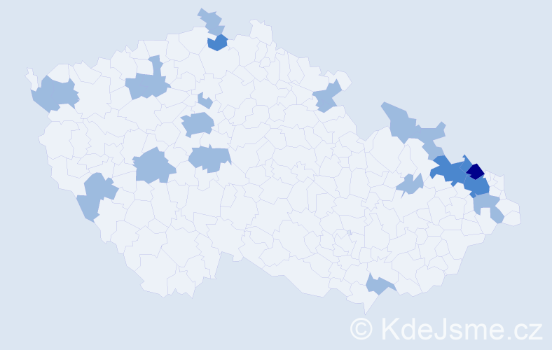 Jméno: 'Berthold', počet výskytů 31 v celé ČR