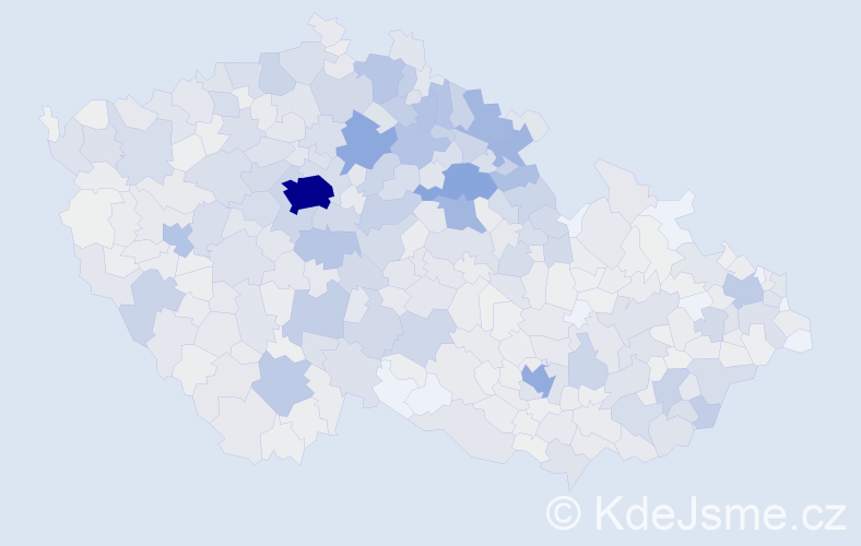 Jméno: 'Lidmila', počet výskytů 3312 v celé ČR