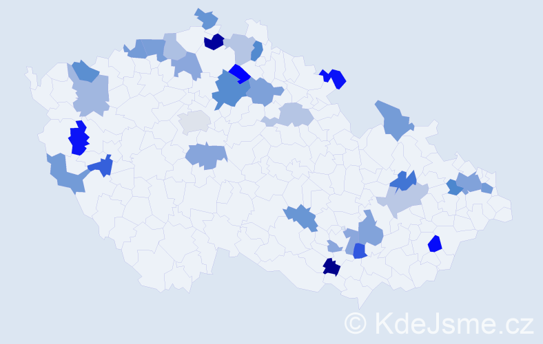 Jméno: 'Dorotka', počet výskytů 42 v celé ČR