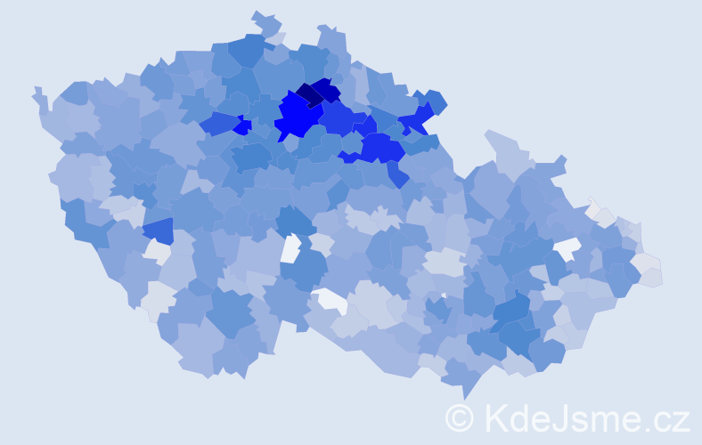 Jméno: 'Vratislav', počet výskytů 5903 v celé ČR