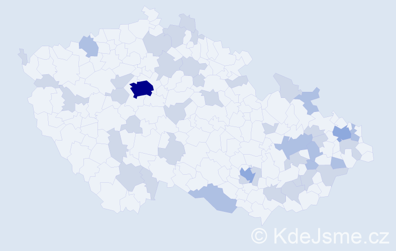 Jméno: 'Livie', počet výskytů 71 v celé ČR