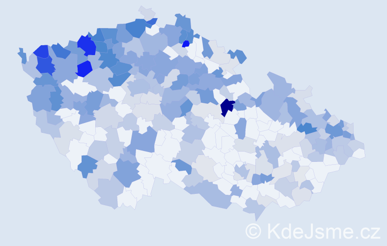 Jméno: 'Dezider', počet výskytů 620 v celé ČR