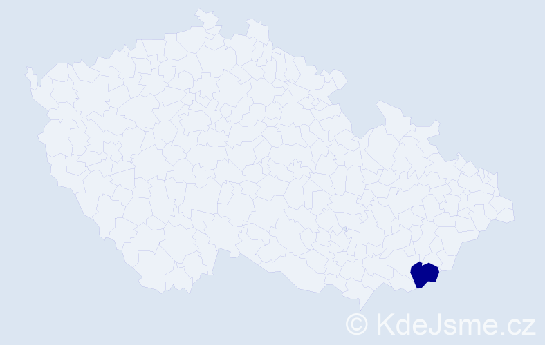 Jméno: 'Bronislawa-Kunegunda', počet výskytů 1 v celé ČR
