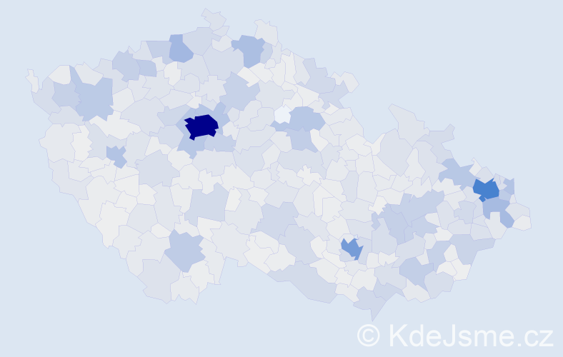 Jméno: 'Patricie', počet výskytů 3231 v celé ČR
