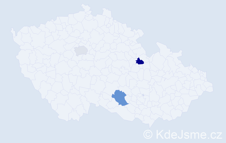 Jméno: 'Matyáš Aleš', počet výskytů 3 v celé ČR