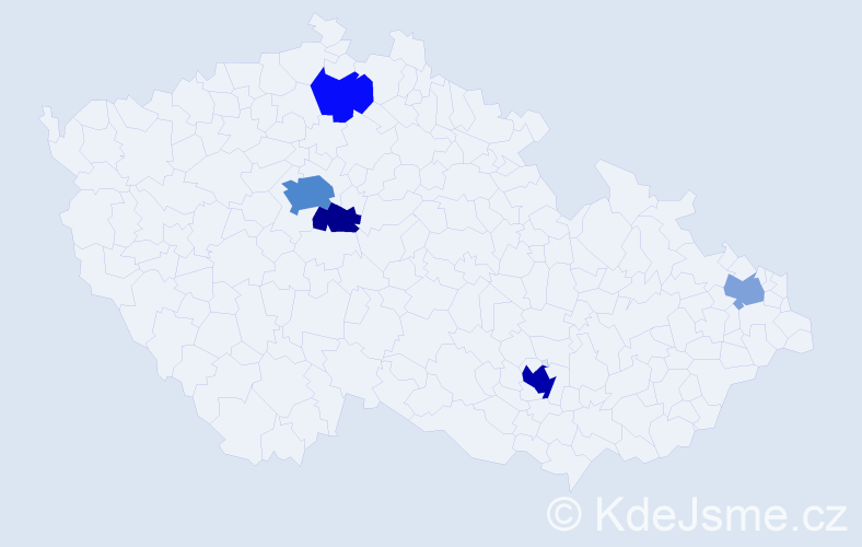 Jméno: 'Sana', počet výskytů 13 v celé ČR