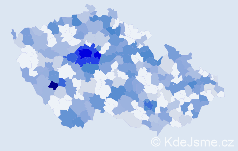 Jméno: 'Dora', počet výskytů 564 v celé ČR