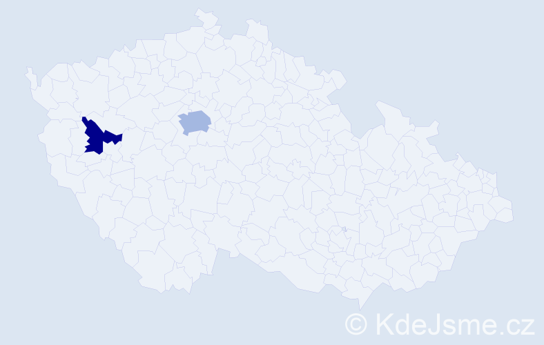 Jméno: 'Sardorbek', počet výskytů 3 v celé ČR