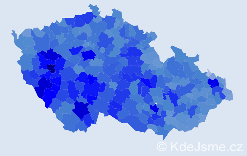 Jméno: 'Zdeňka', počet výskytů 74901 v celé ČR