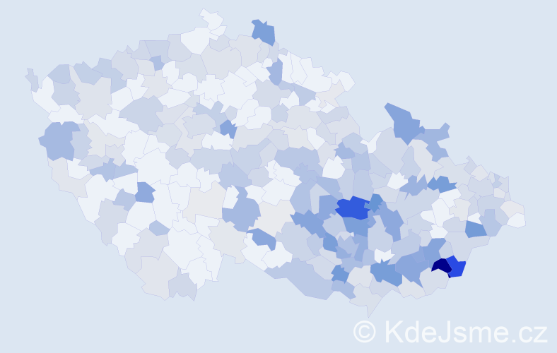 Jméno: 'Vincenc', počet výskytů 477 v celé ČR