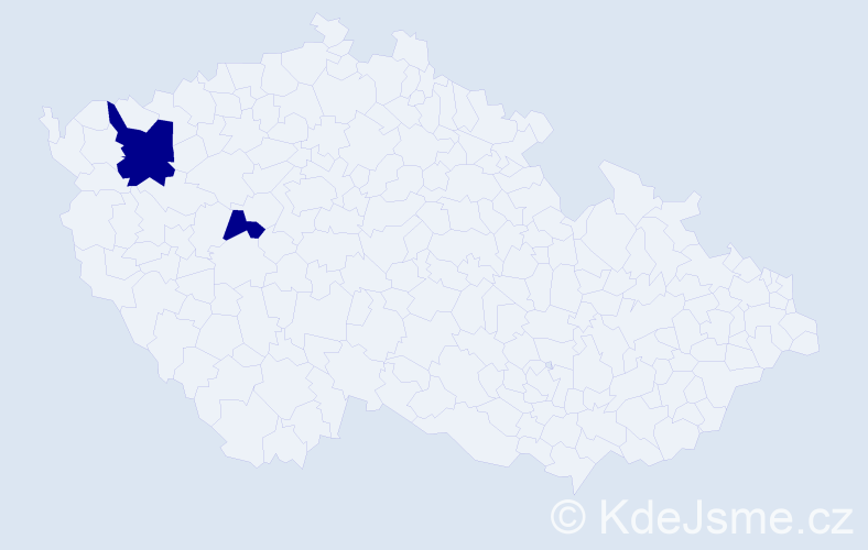 Jméno: 'Manh Viet', počet výskytů 2 v celé ČR