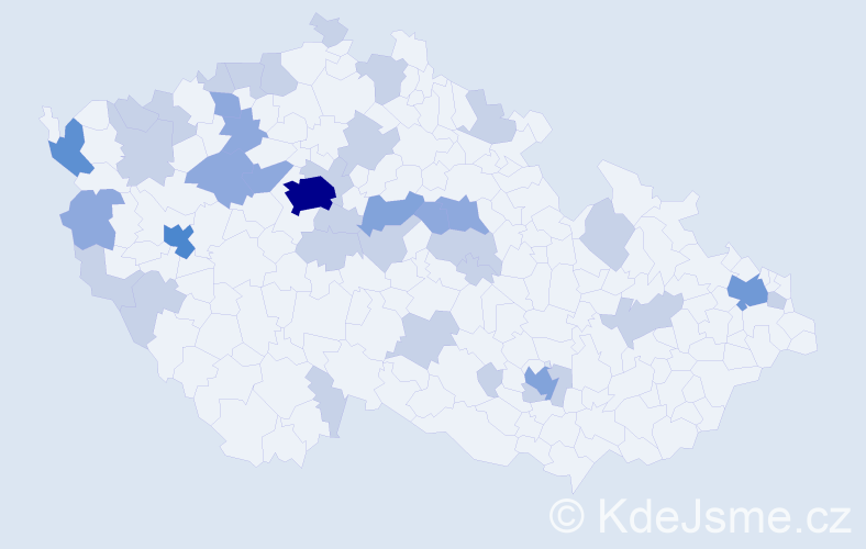 Jméno: 'Van Trung', počet výskytů 72 v celé ČR