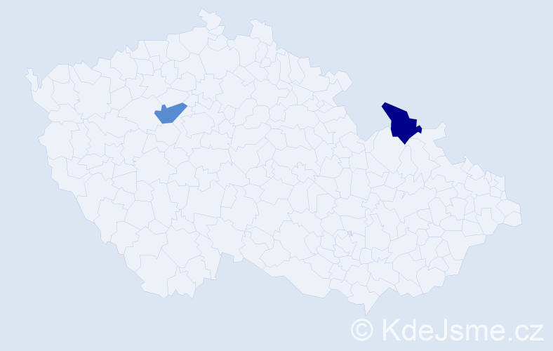 Jméno: 'Truong Duy', počet výskytů 2 v celé ČR