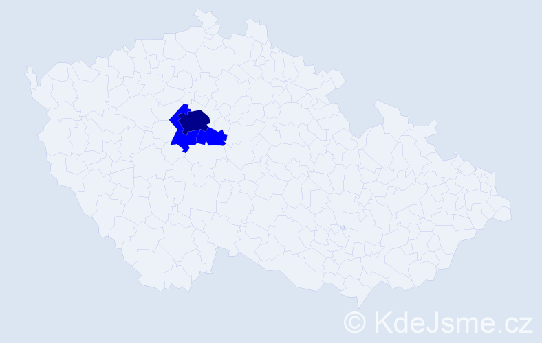Jméno: 'Alexander Richard', počet výskytů 4 v celé ČR