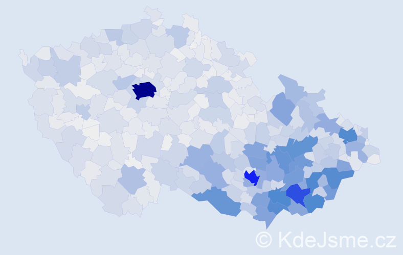 Jméno: 'Františka', počet výskytů 11478 v celé ČR
