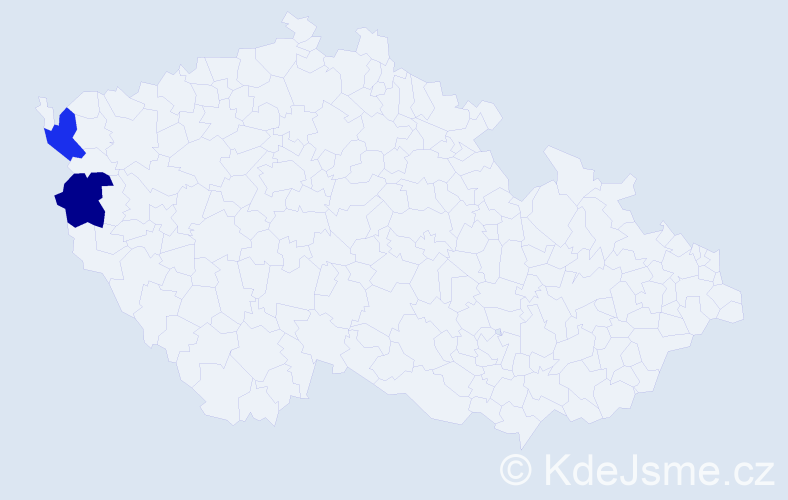 Jméno: 'To Quyen', počet výskytů 2 v celé ČR