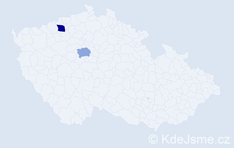 Jméno: 'Nikolas Pavel', počet výskytů 3 v celé ČR