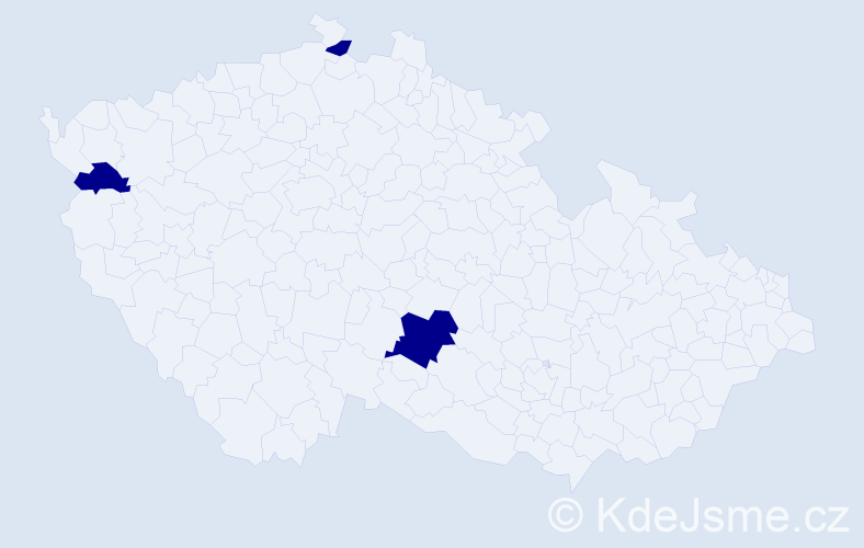 Jméno: 'Danh Khanh', počet výskytů 3 v celé ČR