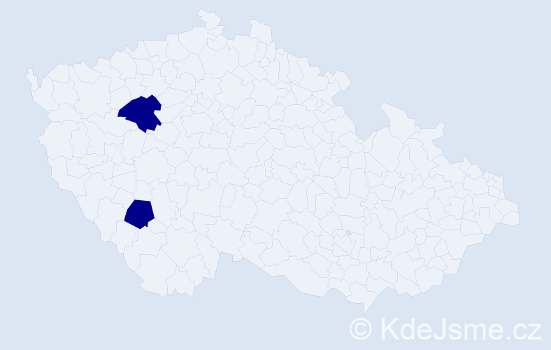 Jméno: 'Helena Krystyna', počet výskytů 2 v celé ČR