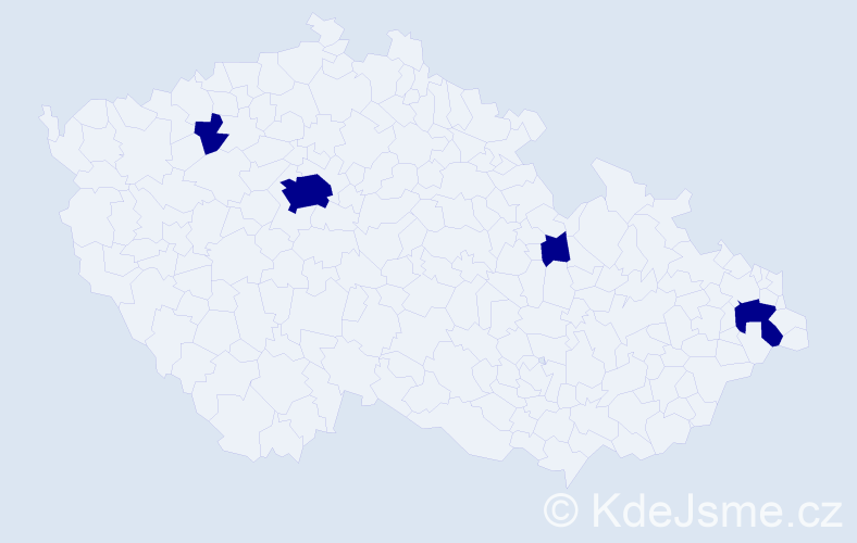 Jméno: 'Adam Emanuel', počet výskytů 4 v celé ČR