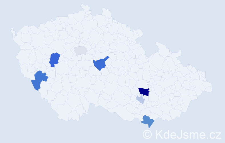 Jméno: 'Ulambayar', počet výskytů 8 v celé ČR