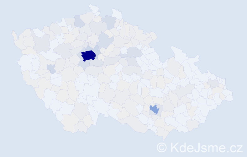 Jméno: 'Anatoliy', počet výskytů 805 v celé ČR