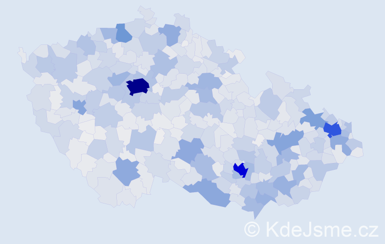 Jméno: 'Sabina', počet výskytů 10871 v celé ČR