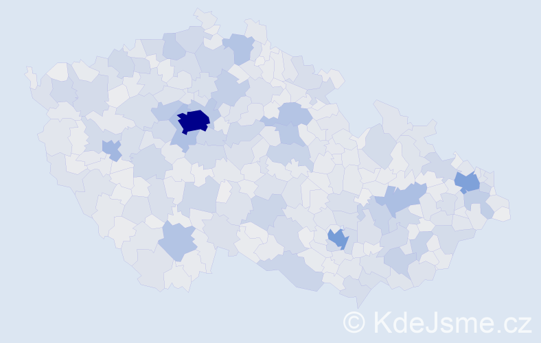 Jméno: 'Kristýna', počet výskytů 50436 v celé ČR