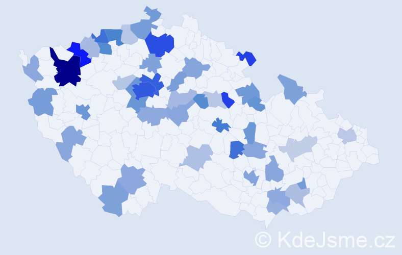 Jméno: 'Dmitrij', počet výskytů 113 v celé ČR