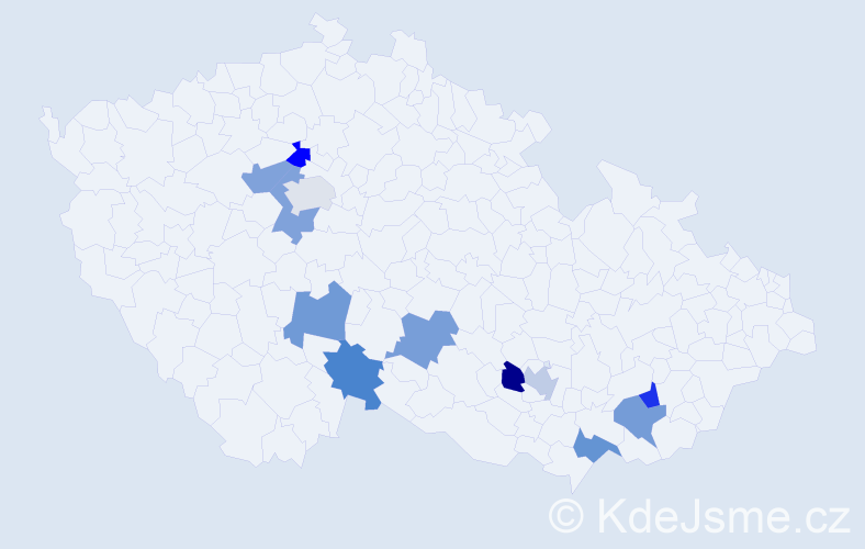 Jméno: 'Enzo', počet výskytů 12 v celé ČR