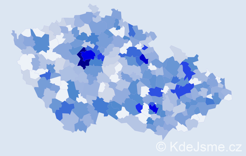 Jméno: 'Berenika', počet výskytů 896 v celé ČR