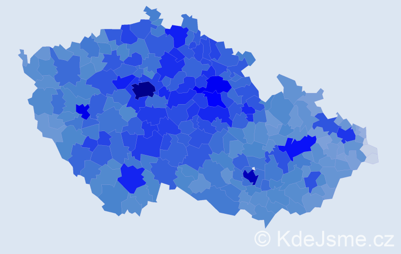 Jméno: 'Hana', počet výskytů 150374 v celé ČR