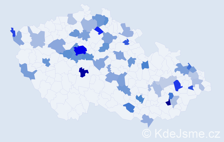 Jméno: 'Renée', počet výskytů 116 v celé ČR