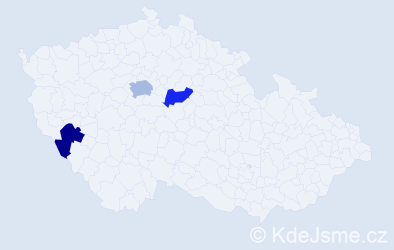 Jméno: 'Hryhorii', počet výskytů 4 v celé ČR