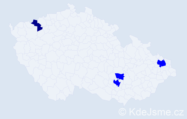 Jméno: 'Dorith', počet výskytů 5 v celé ČR
