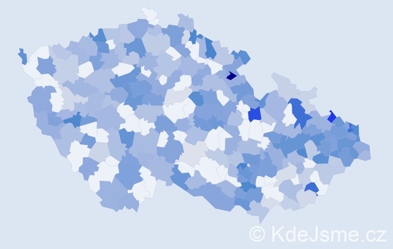 Jméno: 'Stela', počet výskytů 499 v celé ČR