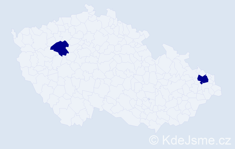 Jméno: 'Ngoc Duyen', počet výskytů 2 v celé ČR