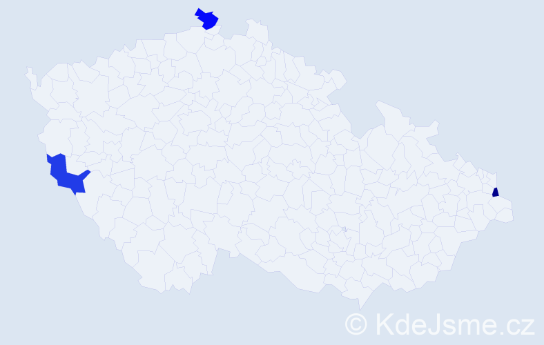 Jméno: 'Bao Anh', počet výskytů 3 v celé ČR