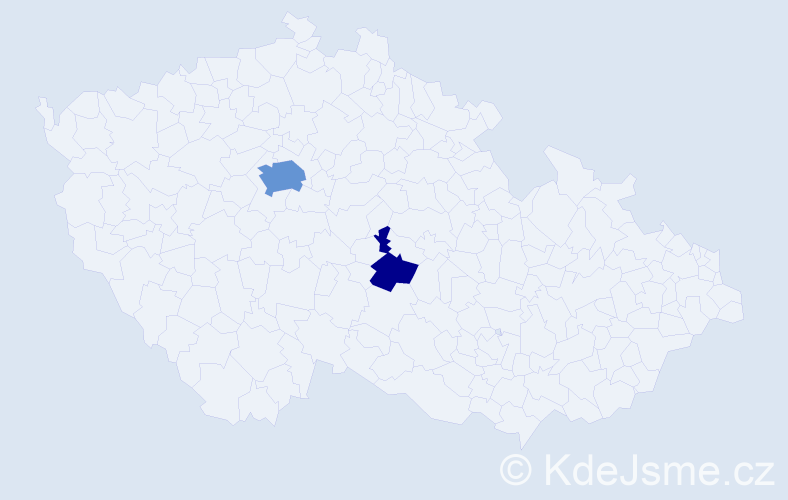 Jméno: 'Kosuke', počet výskytů 6 v celé ČR