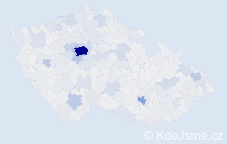 Jméno: 'Linda', počet výskytů 6390 v celé ČR