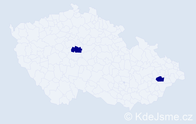 Jméno: 'David Ross', počet výskytů 2 v celé ČR