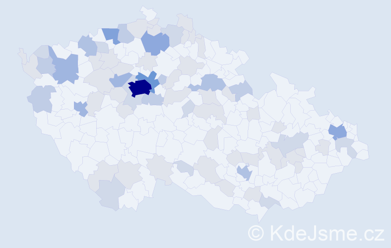 Jméno: 'Vitalij', počet výskytů 166 v celé ČR