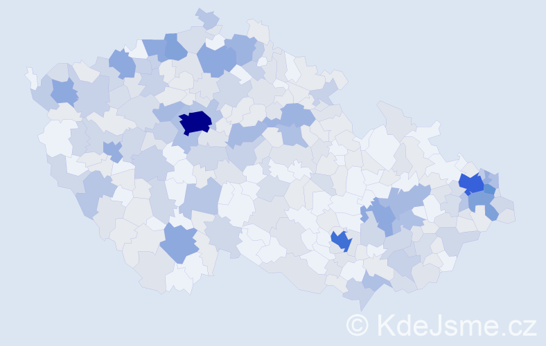 Jméno: 'Róbert', počet výskytů 681 v celé ČR