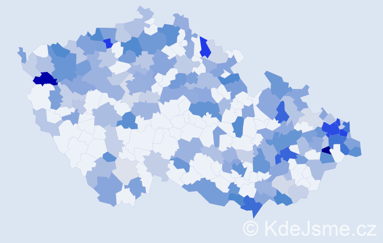 Jméno: 'Alojz', počet výskytů 362 v celé ČR