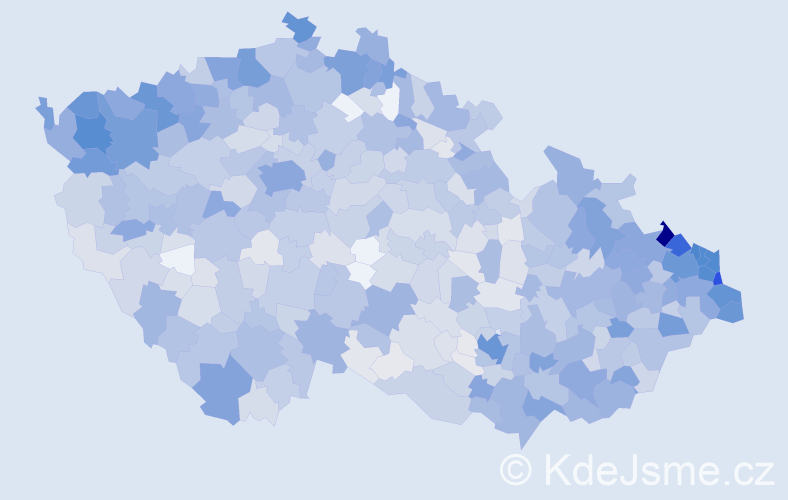 Jméno: 'Ingrid', počet výskytů 2642 v celé ČR